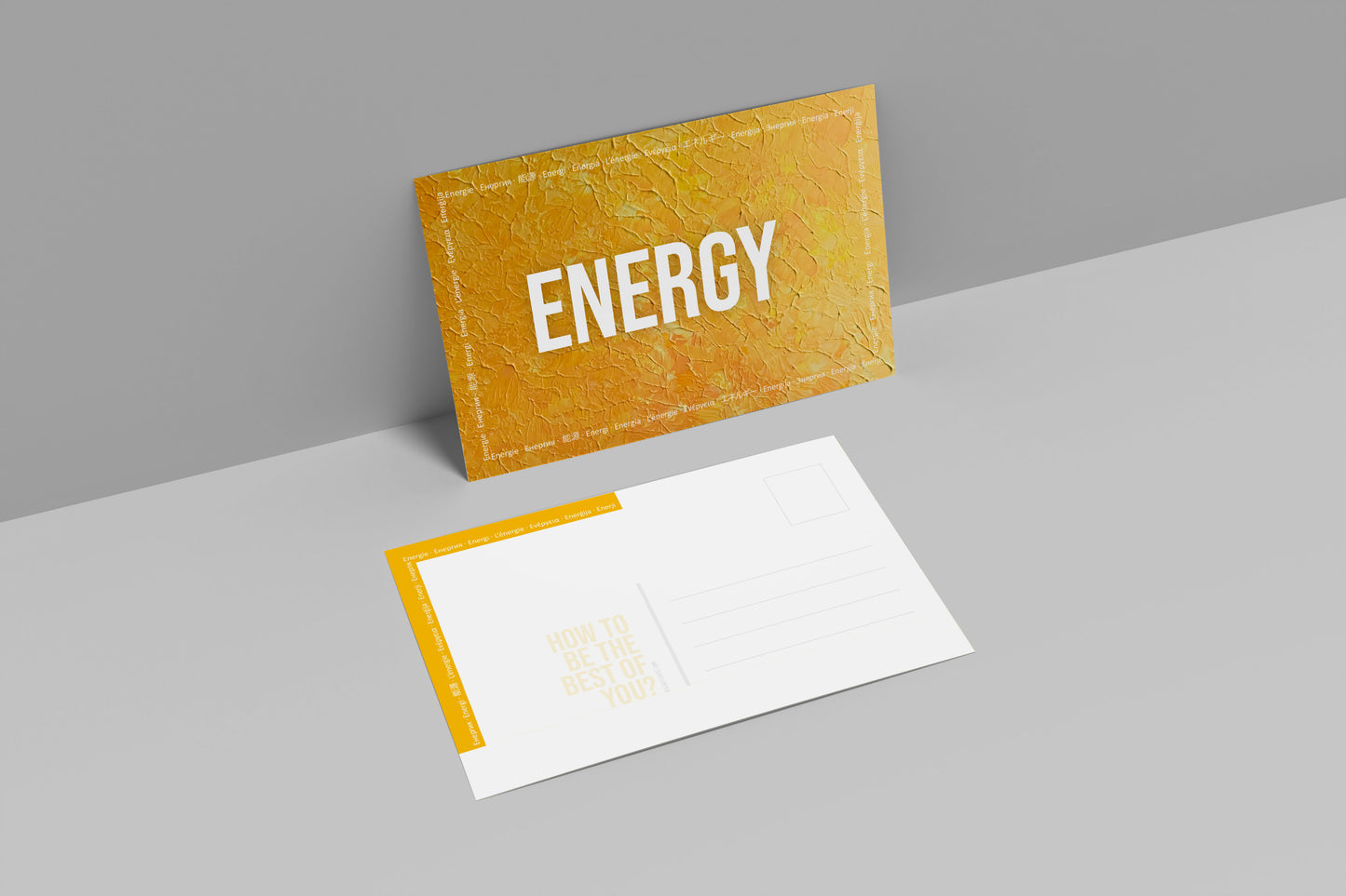 Postcard Set – Freedom, Energy, Inspiration, Happiness