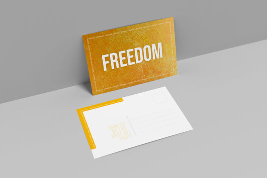 Postcard Set – Freedom, Energy, Inspiration, Happiness