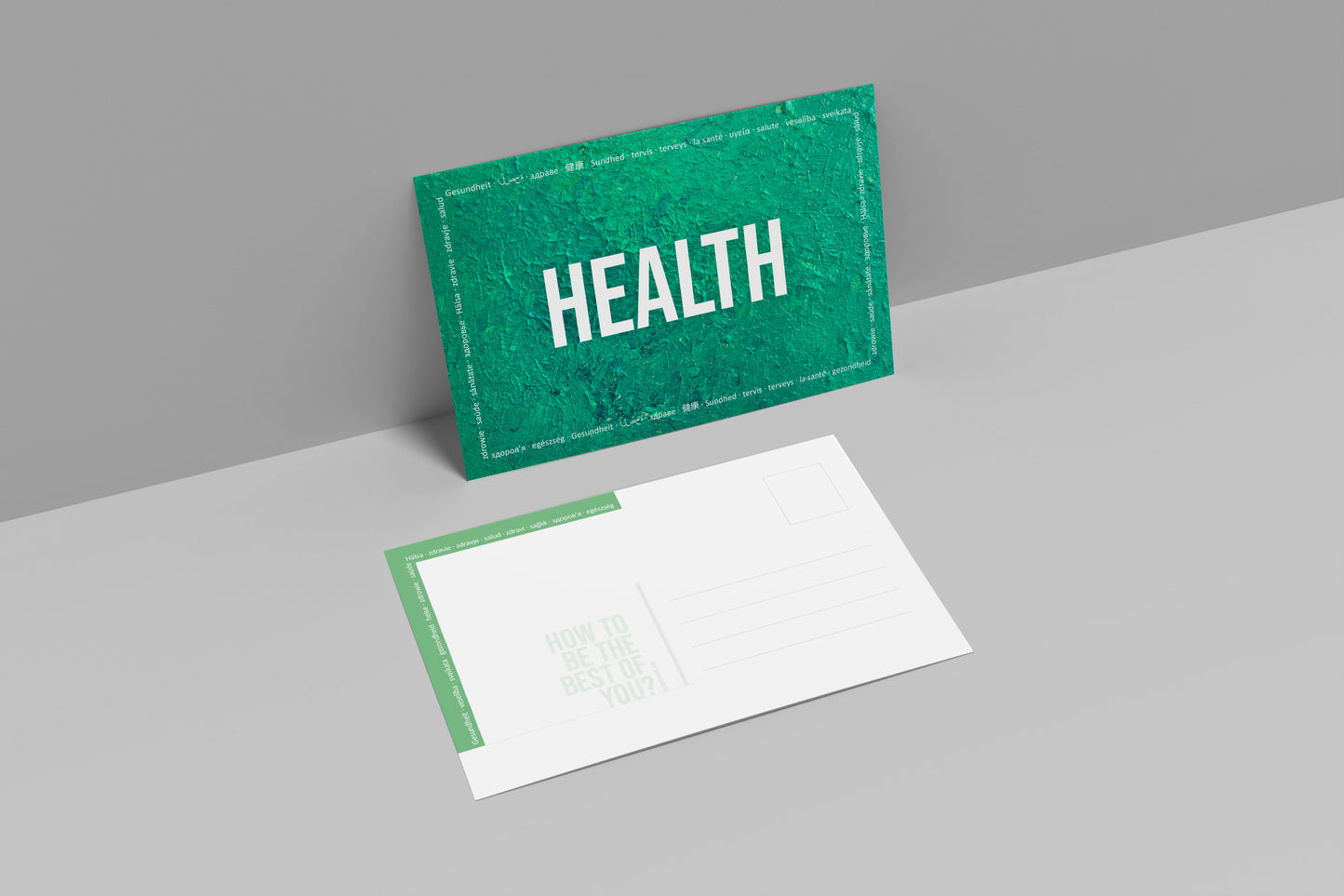 Postcard Set – Patience, Health, Peace, Motivation