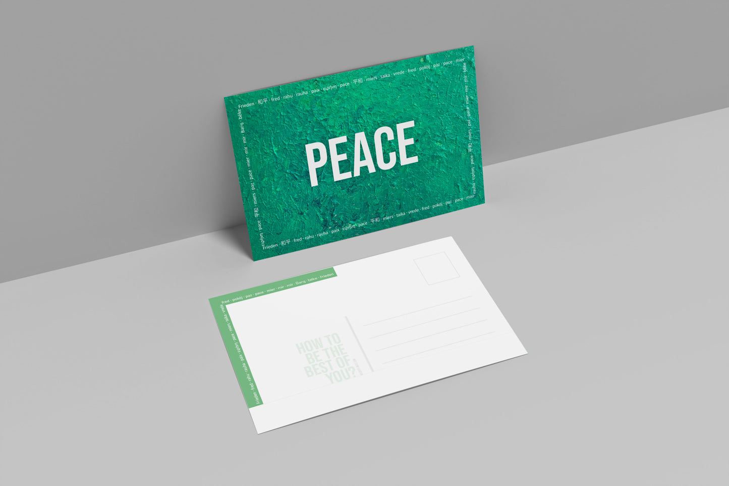 Postcard Set – Patience, Health, Peace, Motivation